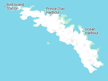 Grytviken, position sur la carte