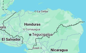 Choluteca, position sur la carte