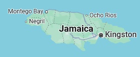 Kingston, position sur la carte