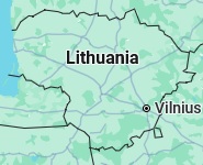 Siauliai, position sur la carte