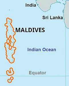 Hanimaadhoo, position sur la carte