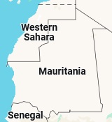 Aïoun El Atrouss, position sur la carte