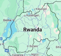 Cyangugu, position sur la carte