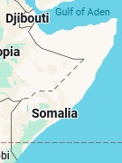Bosaso, position sur la carte