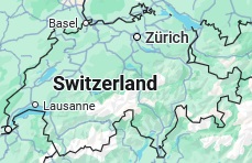 Bâle, position sur la carte