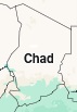 Abéché, position sur la carte