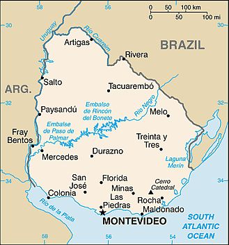 Carte - Uruguay