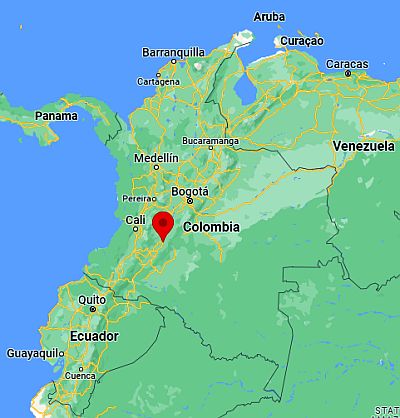 Neiva, position dans la carte