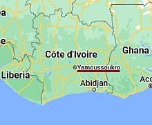 Yamoussoukro, où se trouve
