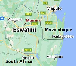 Manzini, où se trouve