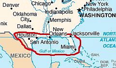Golfe du Mexique et Floride