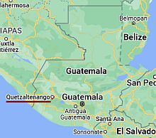Quetzaltenango, où se trouve