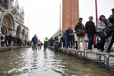 Hautes eaux à Venise