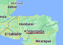 Tegucigalpa, où se trouve