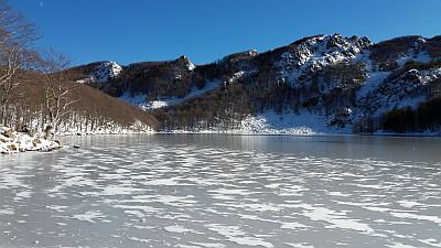 Lago Santo en hiver