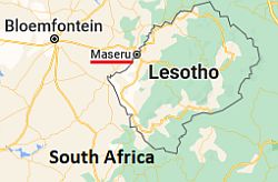 Maseru, où se trouve