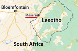 Maseru, où se trouve