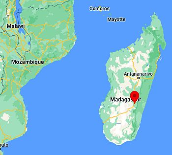 Fianarantsoa, position dans la carte