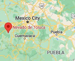 Nevado de Toluca, où se trouve