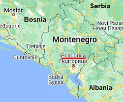 Podgorica, où se trouve