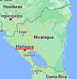 Managua, où se trouve
