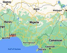 Lagos, où se trouve