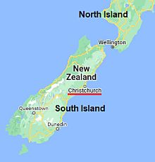 Christchurch, où se trouve