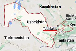 Tachkent, où se trouve