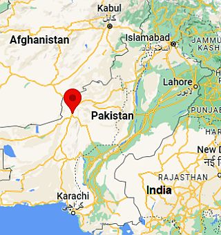 Quetta, position dans la carte
