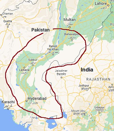 Pakistan, centre-sud