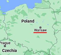Varsovie, où se trouve