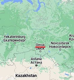 Omsk, où se trouve