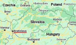 Bratislava, où se trouve