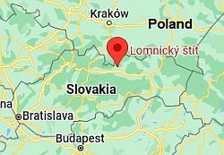 Lomnicky stit, où se trouve