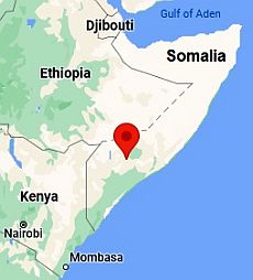 Baidoa, où se trouve