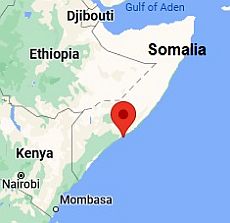 Mogadiscio, où se trouve