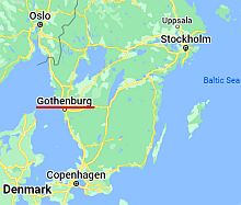 Göteborg, où se trouve