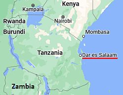 Dar Es Salaam, où se trouve
