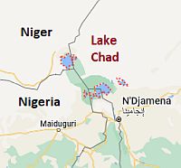 Lac Tchad, où se trouve