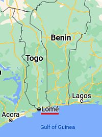 Lomé, où se trouve