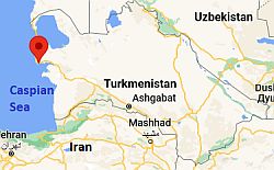 Turkmenbachy, où se trouve