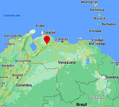 Barquisimeto, position dans la carte