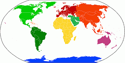 Carte du monde